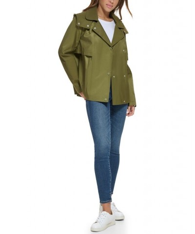 Women's Rain Coat Green $95.00 Coats