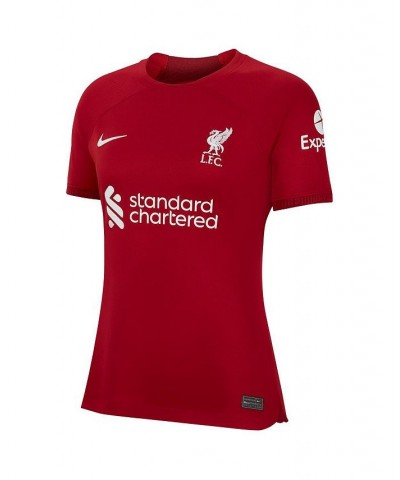 Women's Red Liverpool 2022/23 Home Replica Blank Jersey Red $31.50 Jersey