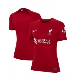 Women's Red Liverpool 2022/23 Home Replica Blank Jersey Red $31.50 Jersey