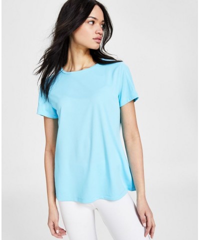 Women's Mesh T-Shirt Indigo Sea $10.79 Tops