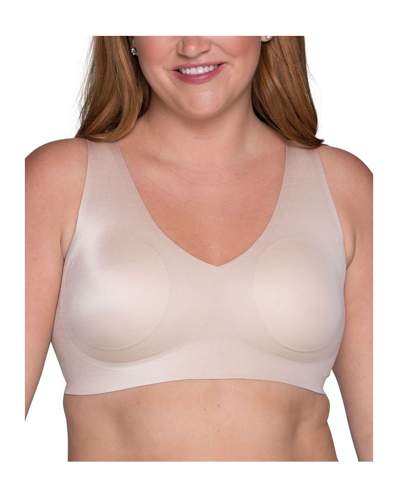 Women's Beyond Comfort Sleek & Smooth Wireless Bra 72037 Tan/Beige $12.04 Bras