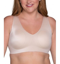 Women's Beyond Comfort Sleek & Smooth Wireless Bra 72037 Tan/Beige $12.04 Bras