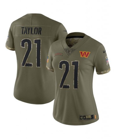 Women's Sean Taylor Olive Washington Commanders 2022 Salute To Service Retired Player Limited Jersey Green $62.16 Jersey