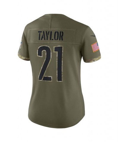 Women's Sean Taylor Olive Washington Commanders 2022 Salute To Service Retired Player Limited Jersey Green $62.16 Jersey