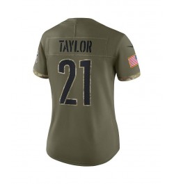 Women's Sean Taylor Olive Washington Commanders 2022 Salute To Service Retired Player Limited Jersey Green $62.16 Jersey