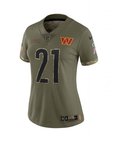 Women's Sean Taylor Olive Washington Commanders 2022 Salute To Service Retired Player Limited Jersey Green $62.16 Jersey