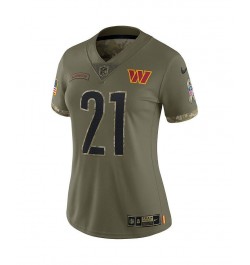 Women's Sean Taylor Olive Washington Commanders 2022 Salute To Service Retired Player Limited Jersey Green $62.16 Jersey