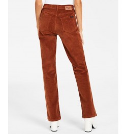 Women's Stretch Corduroy Jeans Brown $24.88 Jeans