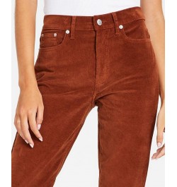 Women's Stretch Corduroy Jeans Brown $24.88 Jeans