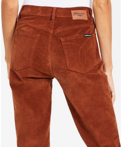 Women's Stretch Corduroy Jeans Brown $24.88 Jeans