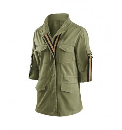 Women's Olive New Orleans Saints Full-Zip Utility Jacket Olive $47.38 Jackets