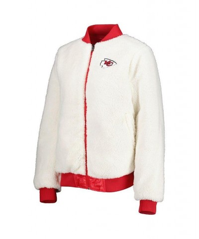 Women's Oatmeal Red Kansas City Chiefs Switchback Reversible Full-Zip Jacket Oatmeal, Red $38.75 Jackets