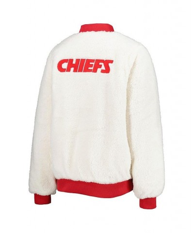 Women's Oatmeal Red Kansas City Chiefs Switchback Reversible Full-Zip Jacket Oatmeal, Red $38.75 Jackets