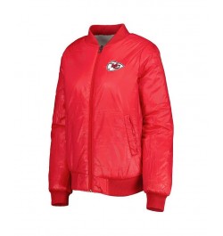 Women's Oatmeal Red Kansas City Chiefs Switchback Reversible Full-Zip Jacket Oatmeal, Red $38.75 Jackets