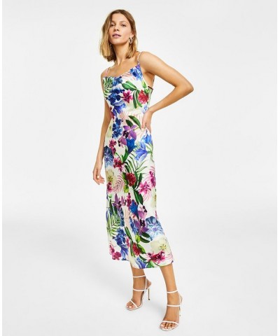 WOMEN'S Akilina Floral-Print Sleeveless Dress Tropicalia $54.76 Dresses