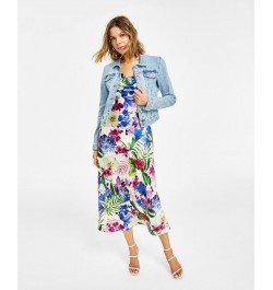 WOMEN'S Akilina Floral-Print Sleeveless Dress Tropicalia $54.76 Dresses