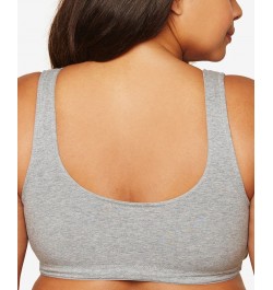 Plus Size Nursing Wrap Sleep Bra Gray $17.70 Bras