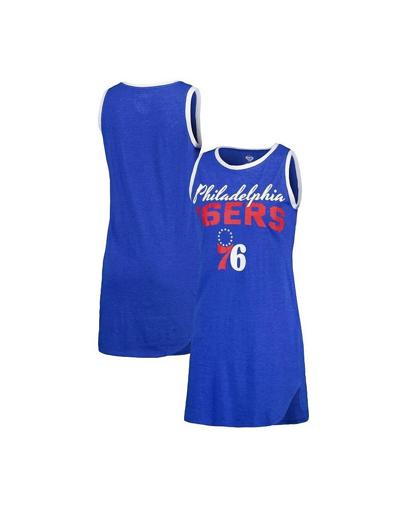 Women's Royal Philadelphia 76ers Sleeveless Nightshirt Royal $25.49 Pajama