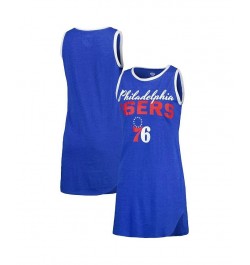 Women's Royal Philadelphia 76ers Sleeveless Nightshirt Royal $25.49 Pajama