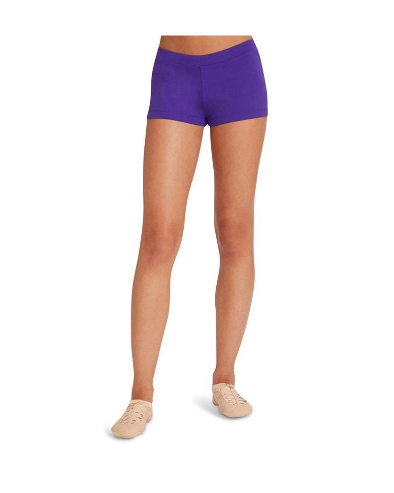 Boy Cut Low Rise Shorts Purple $13.16 Shorts