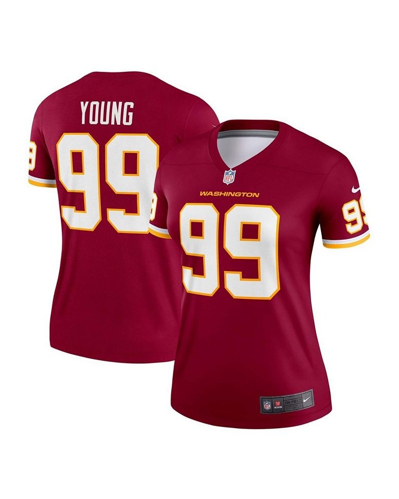 Women's Chase Young Burgundy Washington Football Team Legend Jersey Burgundy $52.99 Jersey