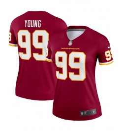 Women's Chase Young Burgundy Washington Football Team Legend Jersey Burgundy $52.99 Jersey