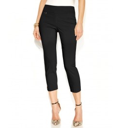 Essential Petite Capri Pull-On with Tummy-Control Black $17.84 Pants