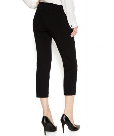 Essential Petite Capri Pull-On with Tummy-Control Black $17.84 Pants