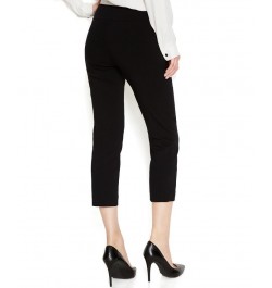 Essential Petite Capri Pull-On with Tummy-Control Black $17.84 Pants