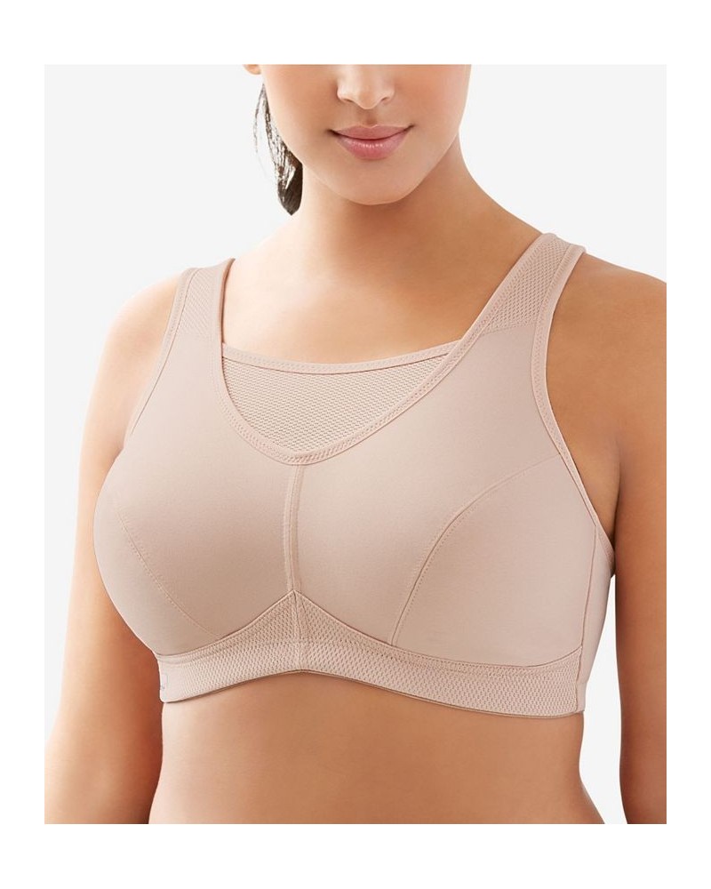 Women's Plus Size Sport No-Bounce Camisole Bra Tan/Beige $23.92 Bras