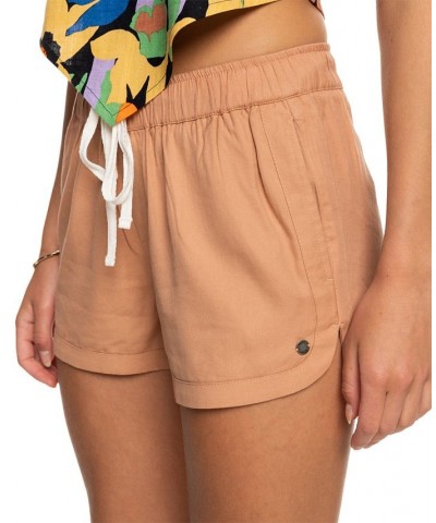 Juniors' New Impossible Love Beach Short Cork $19.38 Shorts