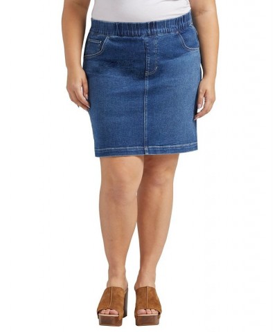 Plus Size On the Go Mid Rise Skort Vista Blue $22.56 Shorts