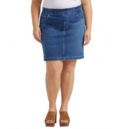 Plus Size On the Go Mid Rise Skort Vista Blue $22.56 Shorts