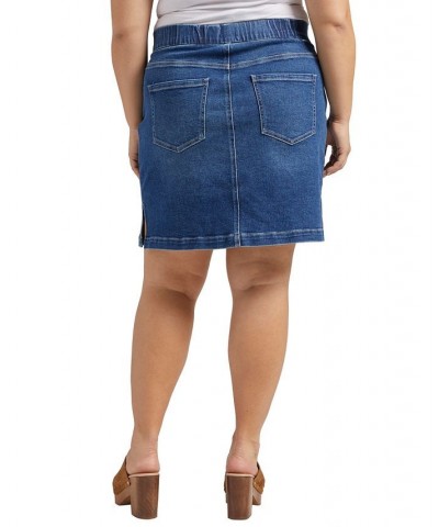 Plus Size On the Go Mid Rise Skort Vista Blue $22.56 Shorts