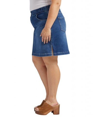 Plus Size On the Go Mid Rise Skort Vista Blue $22.56 Shorts