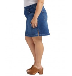 Plus Size On the Go Mid Rise Skort Vista Blue $22.56 Shorts