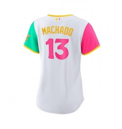 Women's Manny Machado White San Diego Padres 2022 City Connect Replica Player Jersey White $68.00 Jersey