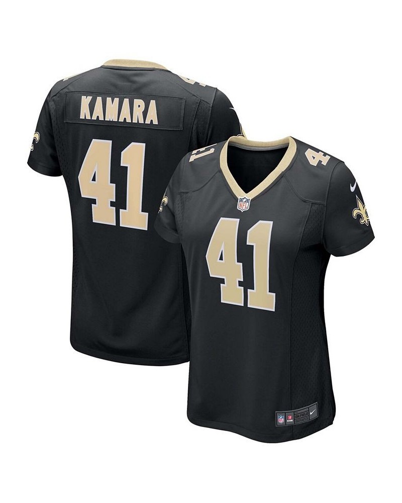 Women's Alvin Kamara Black New Orleans Saints Game Player Jersey Black $54.60 Jersey