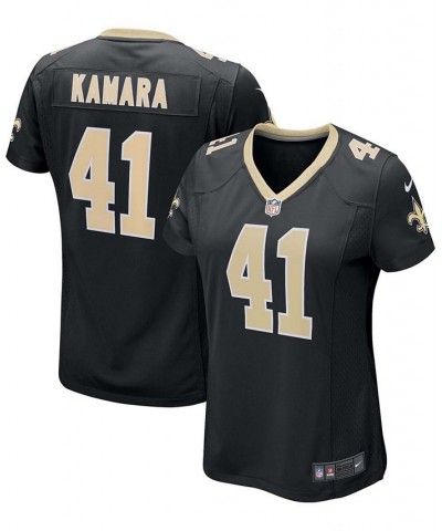 Women's Alvin Kamara Black New Orleans Saints Game Player Jersey Black $54.60 Jersey