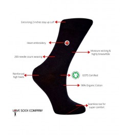 Women's Solid Socks Black $11.00 Socks