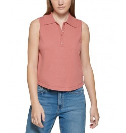 Sleeveless Polo Shirt Savannah $21.84 Tops