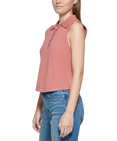 Sleeveless Polo Shirt Savannah $21.84 Tops