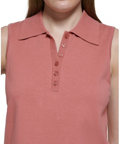 Sleeveless Polo Shirt Savannah $21.84 Tops