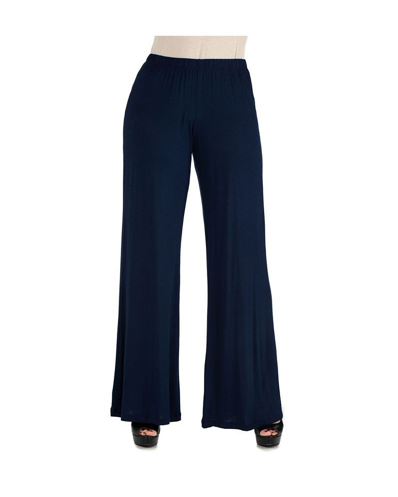 Women's Palazzo Pants Blue $21.55 Pants