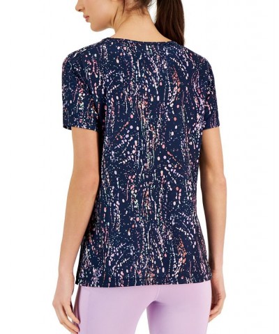 Women's Modsplatter Birdseye Mesh Tee Indigo Sea $10.39 Tops