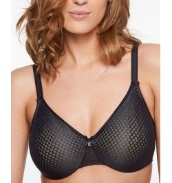 C Magnifique Nouveau Full Coverage Minimizer Bra 2791 Online Only Black $25.19 Bras