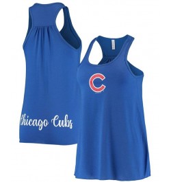 Women's Royal Chicago Cubs Front Back Tank Top Royal $24.50 Tops