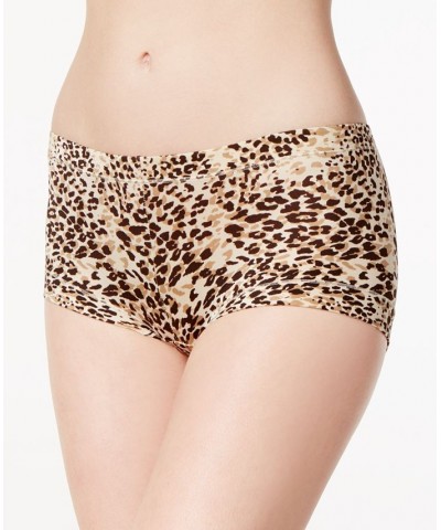 Women's Dream Boyshort Underwear 40774 Neutral Leopard $8.58 Panty