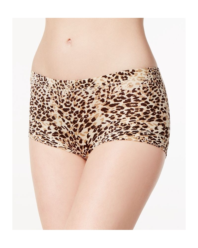 Women's Dream Boyshort Underwear 40774 Neutral Leopard $8.58 Panty