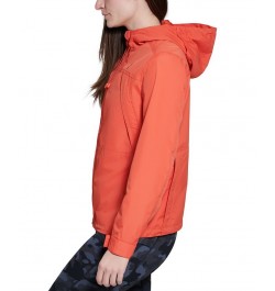 Women's Kineo Rain Tech Jacket Red $43.61 Jackets